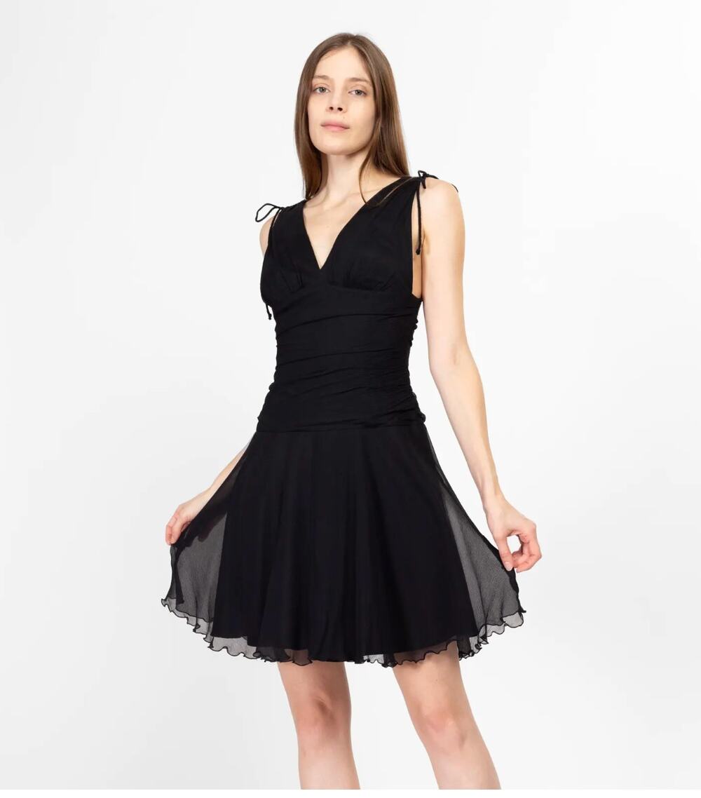 EXPRESS SILK Vintage Mini cocktail party dress size 4